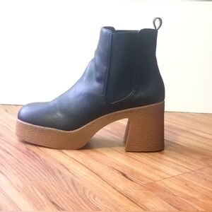 Steve Madden Womens Beneficial Padded Insole Chunky Chelsea Boots 9M